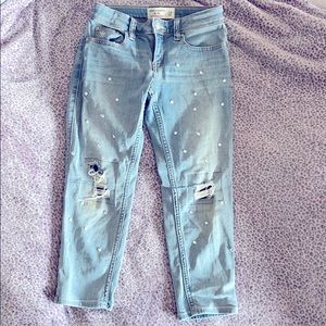 SOLD Girls Diamanté Abercrombie Jeans- 7-8